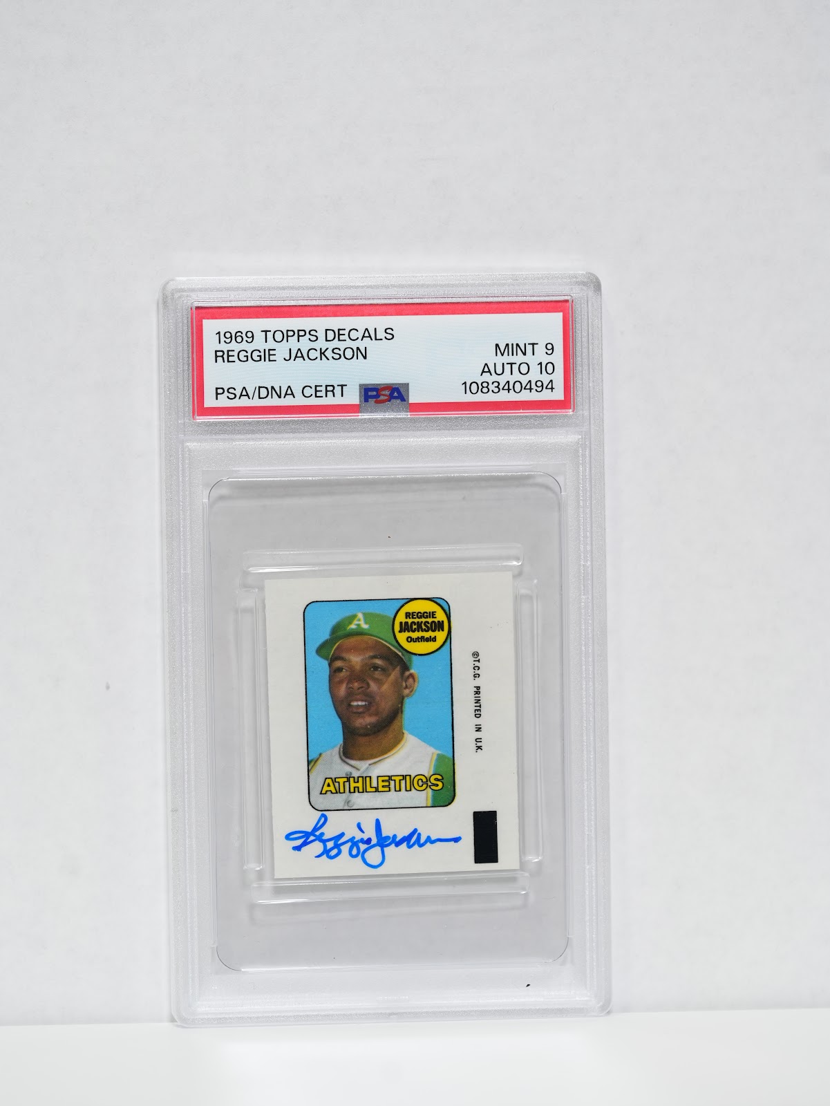1989 Topps Decals Reggie Jackson
